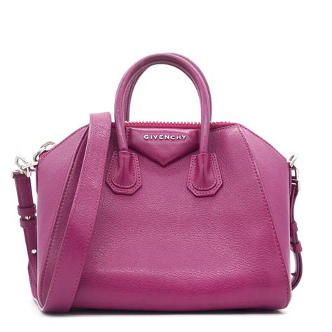 givenchy antigona orchid purple|GIVENCHY Sugar Goatskin Small Antigona Orchid Purple.